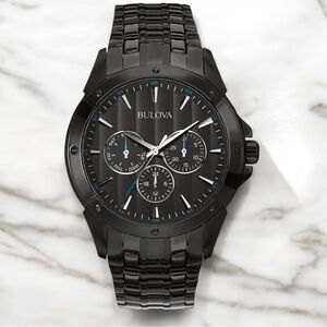 New With Tags Bulova Men's Watch 6 Hand Multi Functional Chronograph 98C121